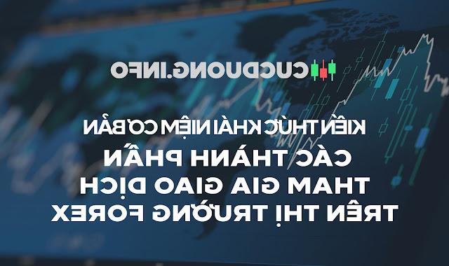 Các thành phần tham gia giao dịch trên thị trường Forex